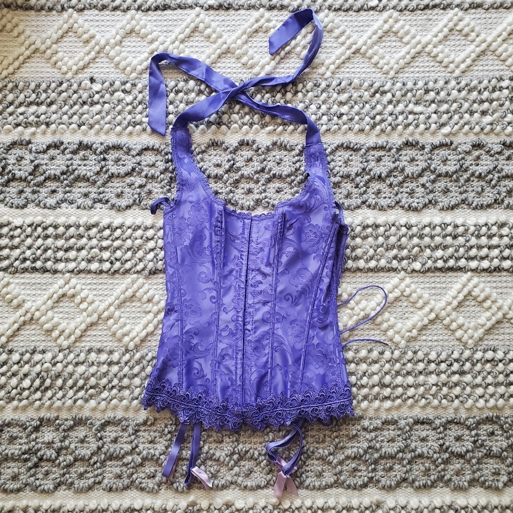 Purple Corset Set w/ Panties